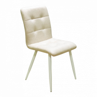 Стул Доби (Каркас (белый 9016 матовый) тк. коллекции Safari бежевый 011) фото Стул Доби (Каркас (белый 9016 матовый) тк. коллекции Safari бежевый 011). Фото №1