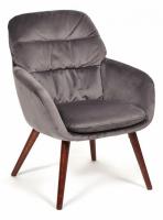 Кресло ORFEI (mod. DM4156)   дерево, ткань, 65*75*87, серый (28-grey)