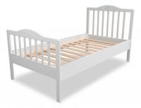 (Сильва) НМ 041.06 Кровать Лилу Птички / белый / голубой