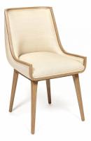 Кресло Secret de Maison BUGATTI ( mod. 20-35) красное дерево/ткань хлопок, 50*58*84 см, Античный дуб/ткань бежевая, ткань FP 028