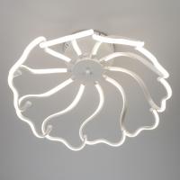 Потолочная люстра Eurosvet Begonia 90095/10 белый 100W фото Потолочная люстра Eurosvet Begonia 90095/10 белый 100W. Фото №1