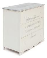 Комод с 3 ящиками Secret De Maison LAVANDES ( mod. HX16-010NS ) paulownia, мдф, 90x45x86см, butter white (слоновая кость)