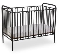 Кроватка Polini Kids Vintage 110, черный. Фото №1