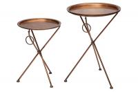 Набор из 2-х складных столиков Secret De Maison Дэви (Dewi) M-5259 AB (Коричневый Лофт)