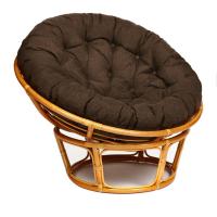 Кресло из ротанга Папасан (Papasan 23/01) + Подушка (Honey (мёд),ткань коричневая) фото Кресло из ротанга Папасан (Papasan 23/01) + Подушка (Honey (мёд),ткань коричневая)