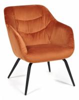 Кресло DREIFUS (mod. DM4284)   металл, ткань, 66*74.5*82, оранжевый (70AC orange)