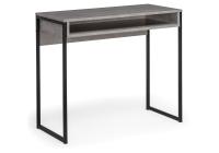 Стол, Лео Лофт бетон / матовый черный. Фото №1