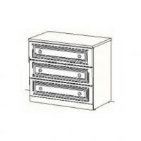 Комод, 3 ящика АЙС. Фото №1