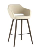 Стул барный Саймон велюр бежевый. Фото №1