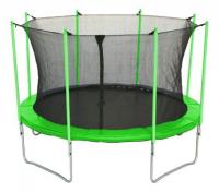 Батут AL-in360 3600 мм, зеленый, черный. Фото №1