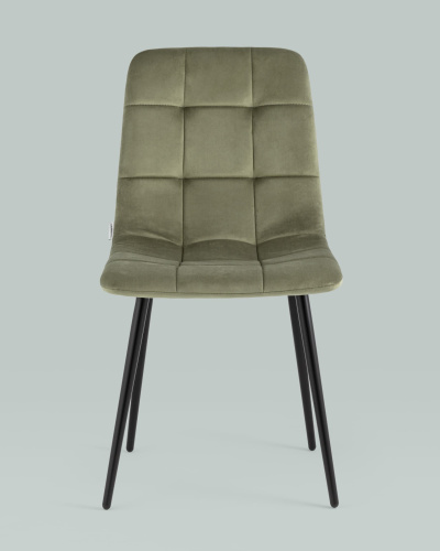 Стул Одди велюр пыльно-оливковый. Фото №5