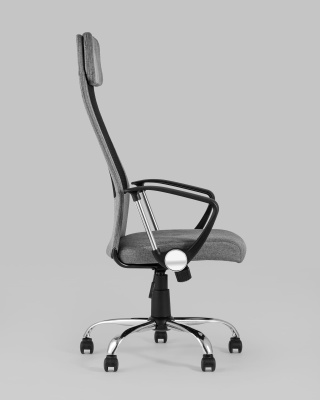 Кресло офисное TopChairs Bonus серое фото Кресло офисное TopChairs Bonus серое. Фото №4