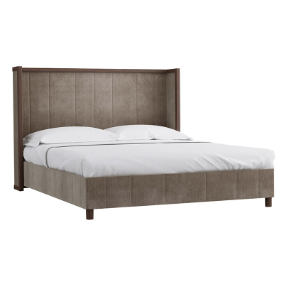 Кровать с ортопедическим основанием и ящиком 1.4 Модерн Серебряный дождь. Фото