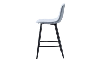 Стул полубарный 350S голубой/черный. Фото №5