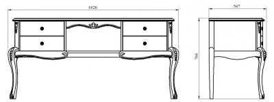 Стол туалетный Мокко ММ-316-06. Фото №3