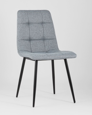 Стул Вольт рогожка серо-голубой фото Стул Вольт рогожка серо-голубой. Фото