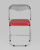 Стул складной ДЖОН металлик, красный. Фото №6