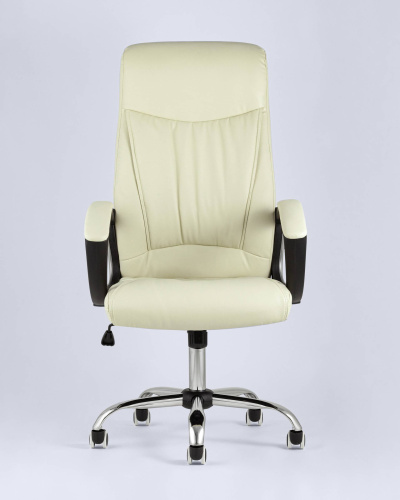 Кресло руководителя TopChairs Tower бежевое. Фото №5