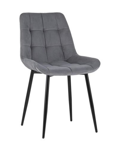 Стул Флекс велюр серый. Фото №1