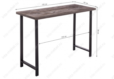 Стол Лофт дуб рошелье / черный матовый фото Стол Лофт дуб рошелье / черный матовый. Фото №2