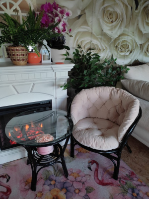 Подушка на кресло "Багама" авторская (однотонная). Фото №2