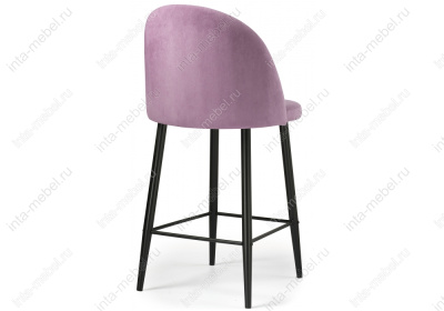Барный стул Амизуре лавандовый / черный матовый. Фото №4