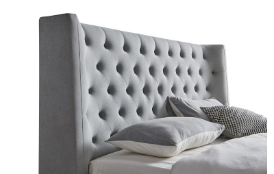 Кровать 1726 GREY серая. Фото №5