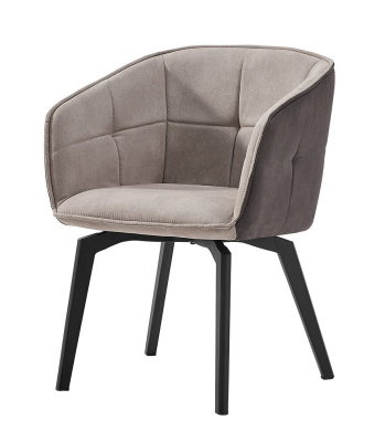 Стул HERTA 13367 LIGHT GREY серо-бежевый. Фото №3