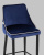 Стул полубарный Коби велюр синий. Фото №9
