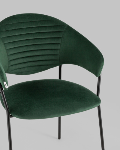 Стул Алексис велюр зелёный. Фото №9