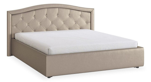 Кровать 1.6 Верона, (1900х2090х1070) бронза (экокожа). Фото №1