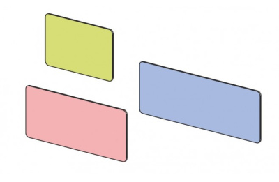 Панель настенная для кроватей Силуэт 1500. Фото №2