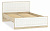 Кровать Оливия НМ 040.34-01 (1400), Белое дерево, Дуб Сонома