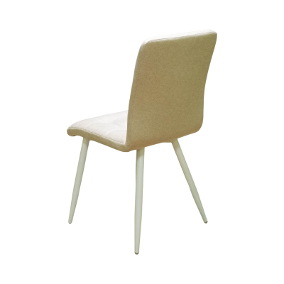 Стул Доби (Каркас (белый 9016 матовый) тк. коллекции Safari бежевый 011) фото Стул Доби (Каркас (белый 9016 матовый) тк. коллекции Safari бежевый 011). Фото №4