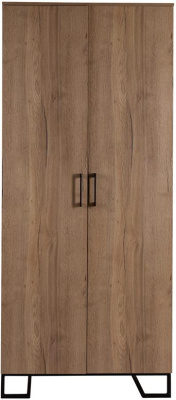 Шкаф двухстворчатый без зеркал Loft Дуб Табак. Фото