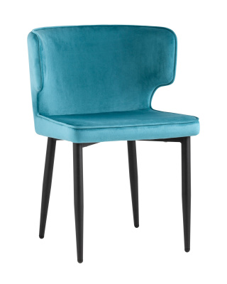 Стул Матео велюр темно-бирюзовый фото Стул Матео велюр темно-бирюзовый. Фото №2