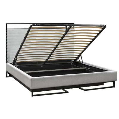 Кровать с ортопедическим основанием и ящиком 1.4 Loft Грейс Стоун. Фото