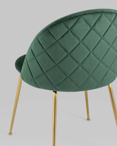 Стул Mystere Gold, зеленый. Фото №8