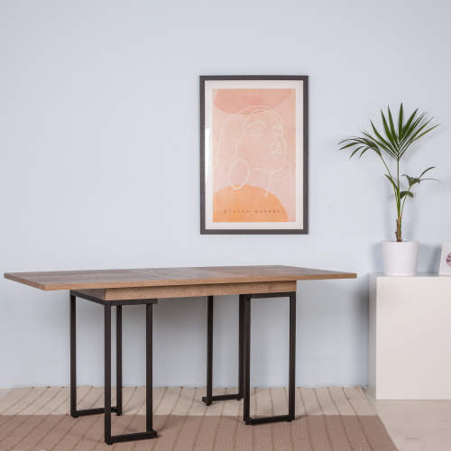 Стол раскладной обеденный Loft 120 Дуб табак. Фото №13