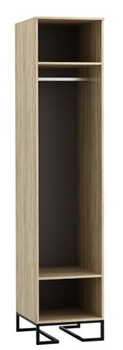 Шкаф одностворчатый Loft 45 см Дуб Натур. Фото №5