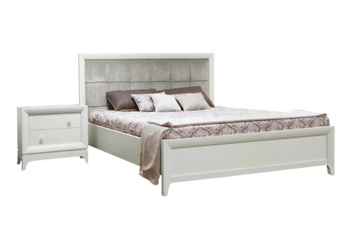Кровать Сабрина ММ-302-02/18Б (альба) фото Кровать Сабрина ММ-302-02/18Б (альба). Фото №1
