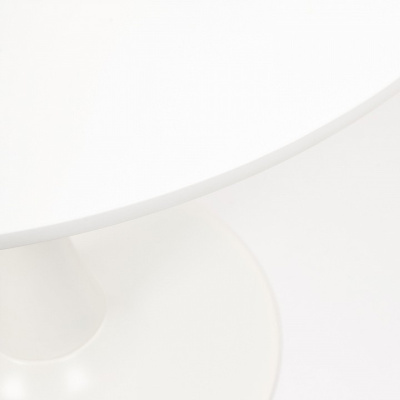 Стол TULIP (mod. 011) металл, мдф, 90*74, белый. Фото №2