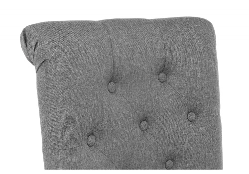 Стул деревянный Amelia dark walnut / fabric grey. Фото №8