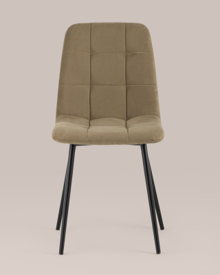 Стул Oliver велюр капучино. Фото