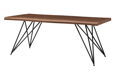 Стол T-1078 орех/матовый черный. Фото №4