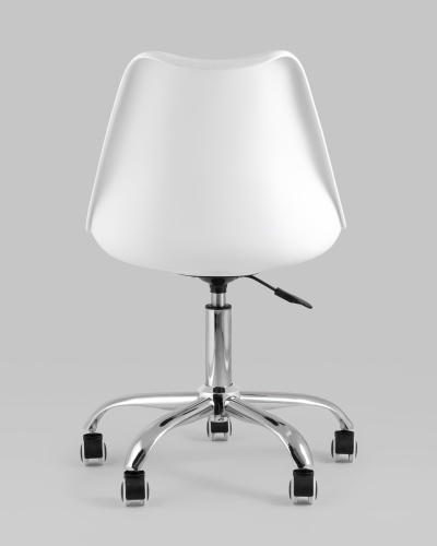 Стул офисный BLOK NEW пластиковый белый. Фото №6