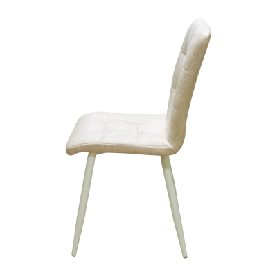 Стул Доби (Каркас (белый 9016 матовый) тк. коллекции Safari бежевый 011) фото Стул Доби (Каркас (белый 9016 матовый) тк. коллекции Safari бежевый 011). Фото №3