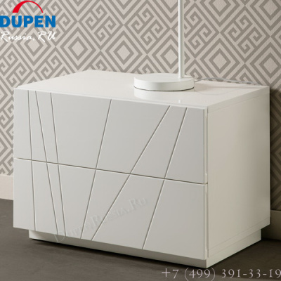 Тумба прикроватная DUPEN М-137 OCEAN белая фото Тумба прикроватная DUPEN М-137 OCEAN белая. Фото №3