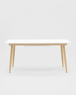 Стол обеденный Стокгольм раскладной 160-220*90 белый. Фото