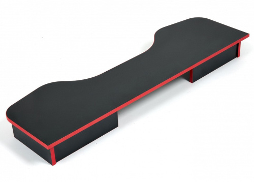 Надстройка StrikeTop (120) NEO black/red, черный/красная кромка. Фото №1